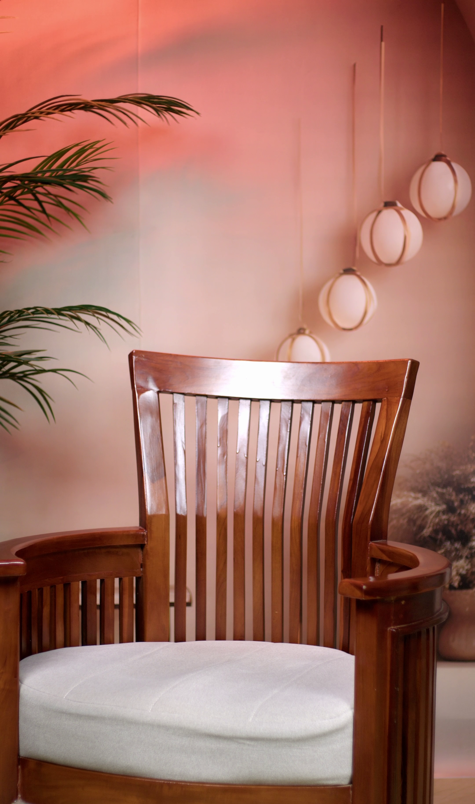 Pink Pendant Chair
